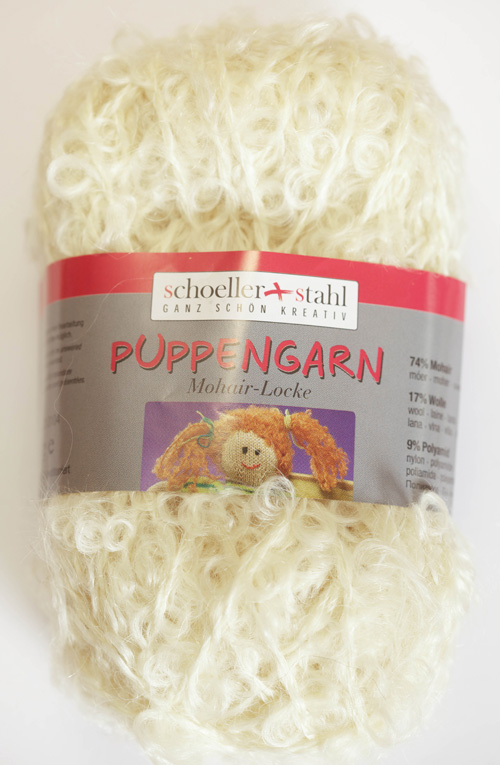 Пряжа "Puppengarn" белая 