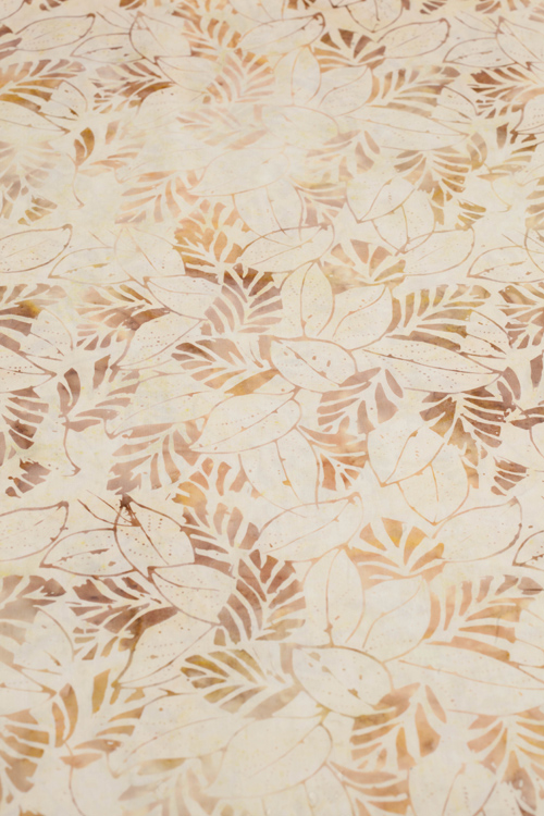 Ткань батик "Leaf Beige" 