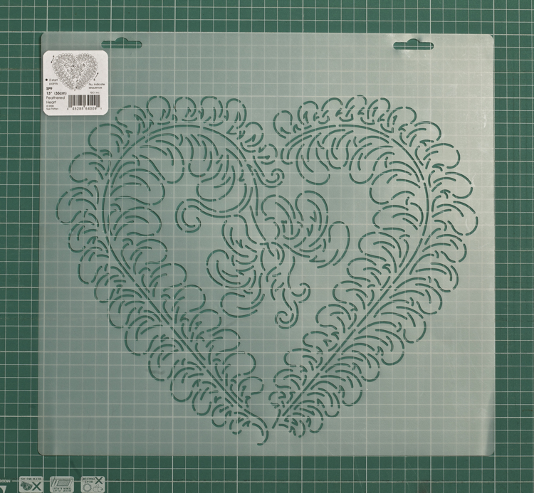 Шаблон для стежки "Feathered Heart" 
