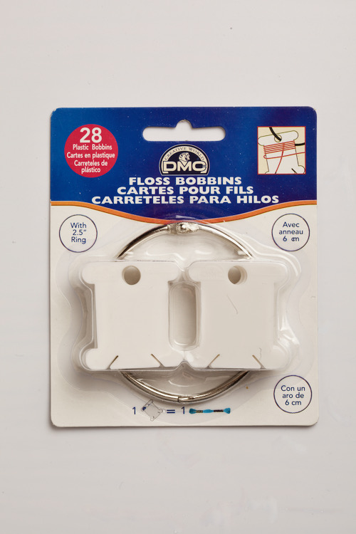 Бобины пластиковые для мулине DMC с кольцом 
