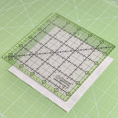 Линейка для пэчворка в дюймах, 5 ½ х 5½" 