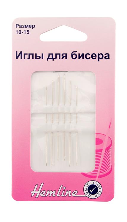 Иглы для бисера Hemlin, 6 шт. 