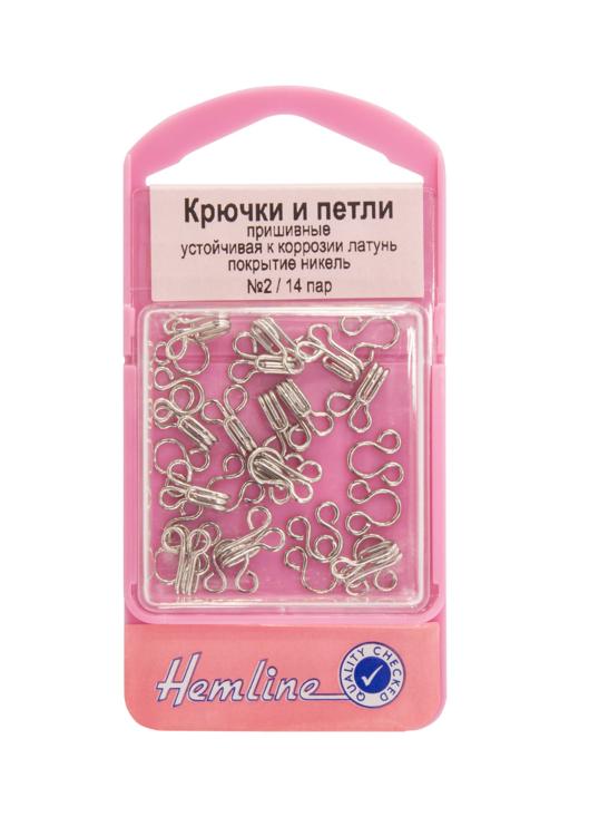 Крючки и петли пришивные №2 