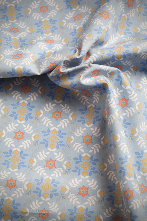 Ткань поплин "Цветочный орнамент" 