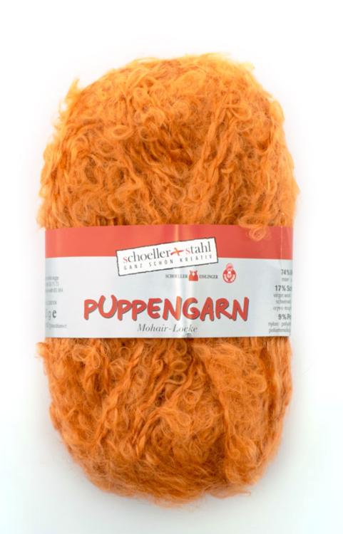 Пряжа "Puppengarn", цвет рыжий 