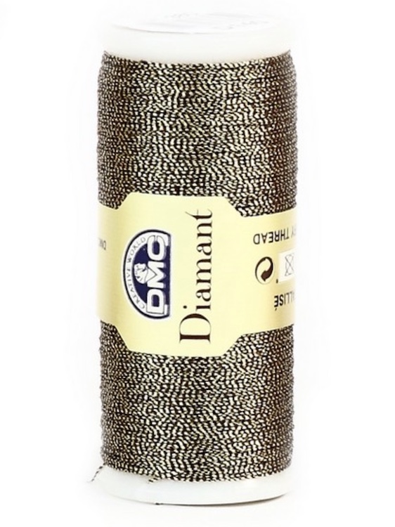Нити металлизированные DMC DIAMANT, цвет старое золото (D140) 