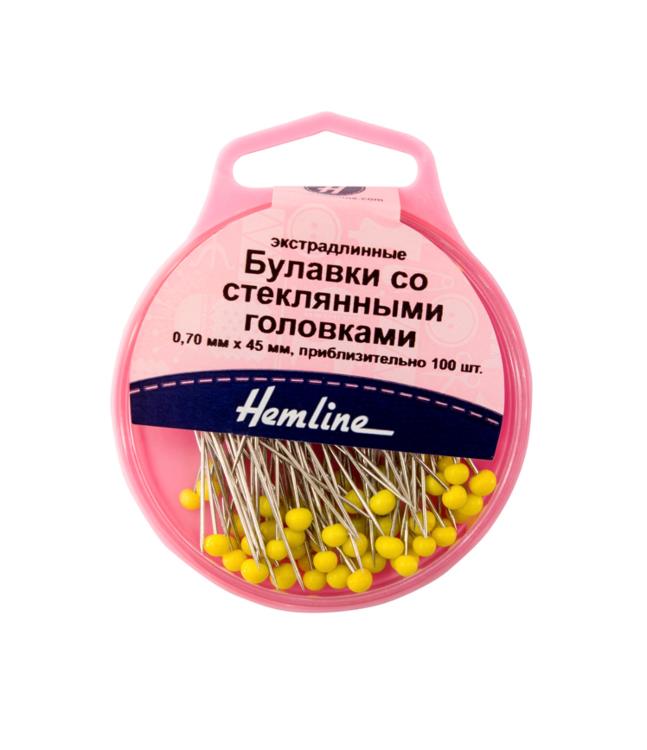 Булавки экстрадлинные для пэчворка Hemline 