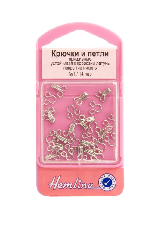 Крючки и петли пришивные №1 