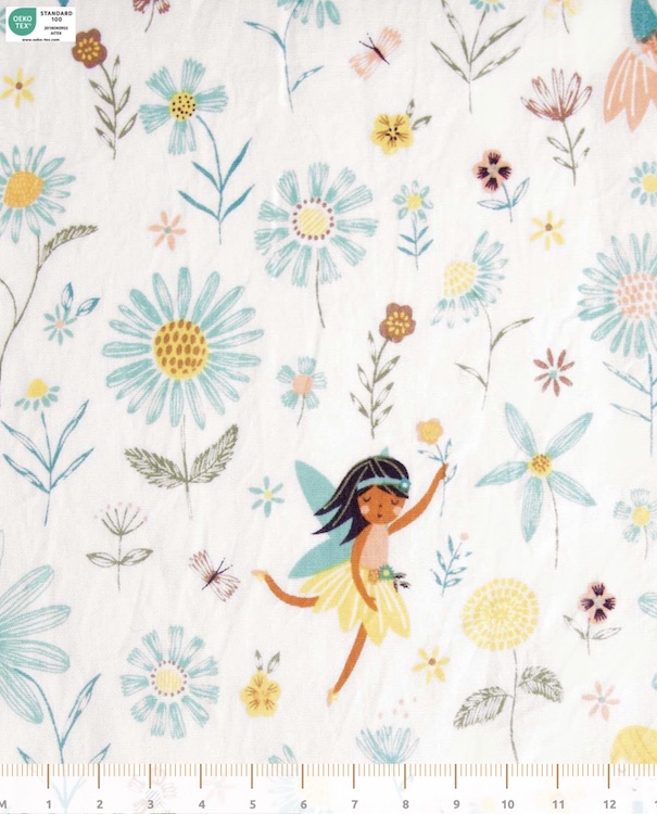 Ткань поплин "Феечки" 