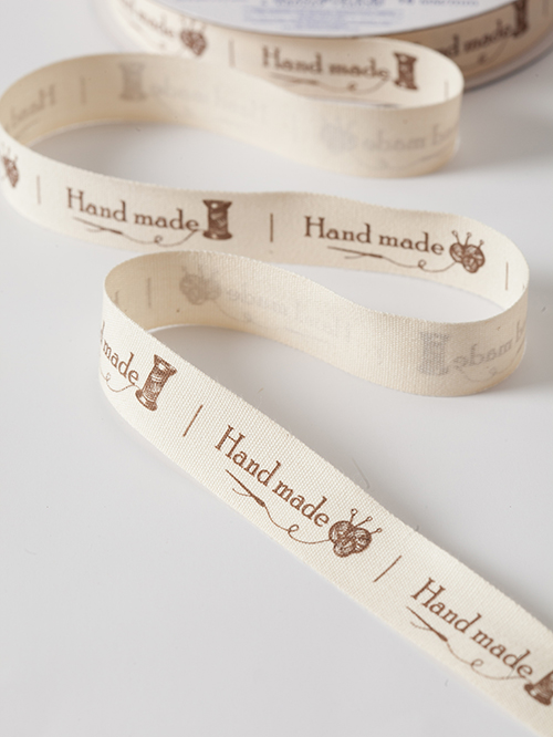 Лента декоративная "Hand made" 
