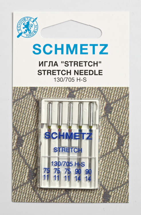 Иглы стретч Schmetz, №75-90 
