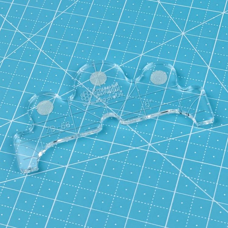 Линейка для стежки №56, 6 мм 
